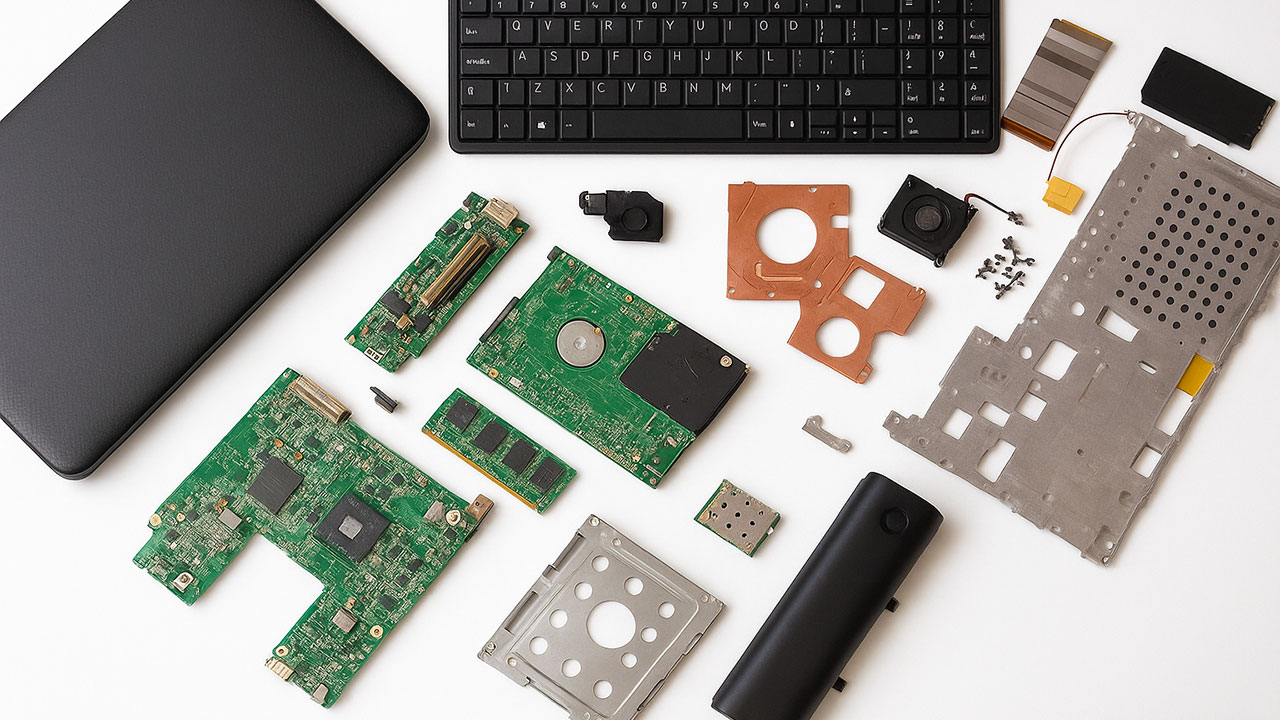 لیست قیمت قطعات لپ تاپ قدیمی و جدید